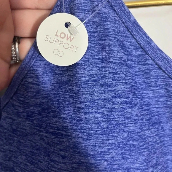 NWT Calia Cozy essentials long line‎ bra blue heather –  Size XS - Picture 5 of 5